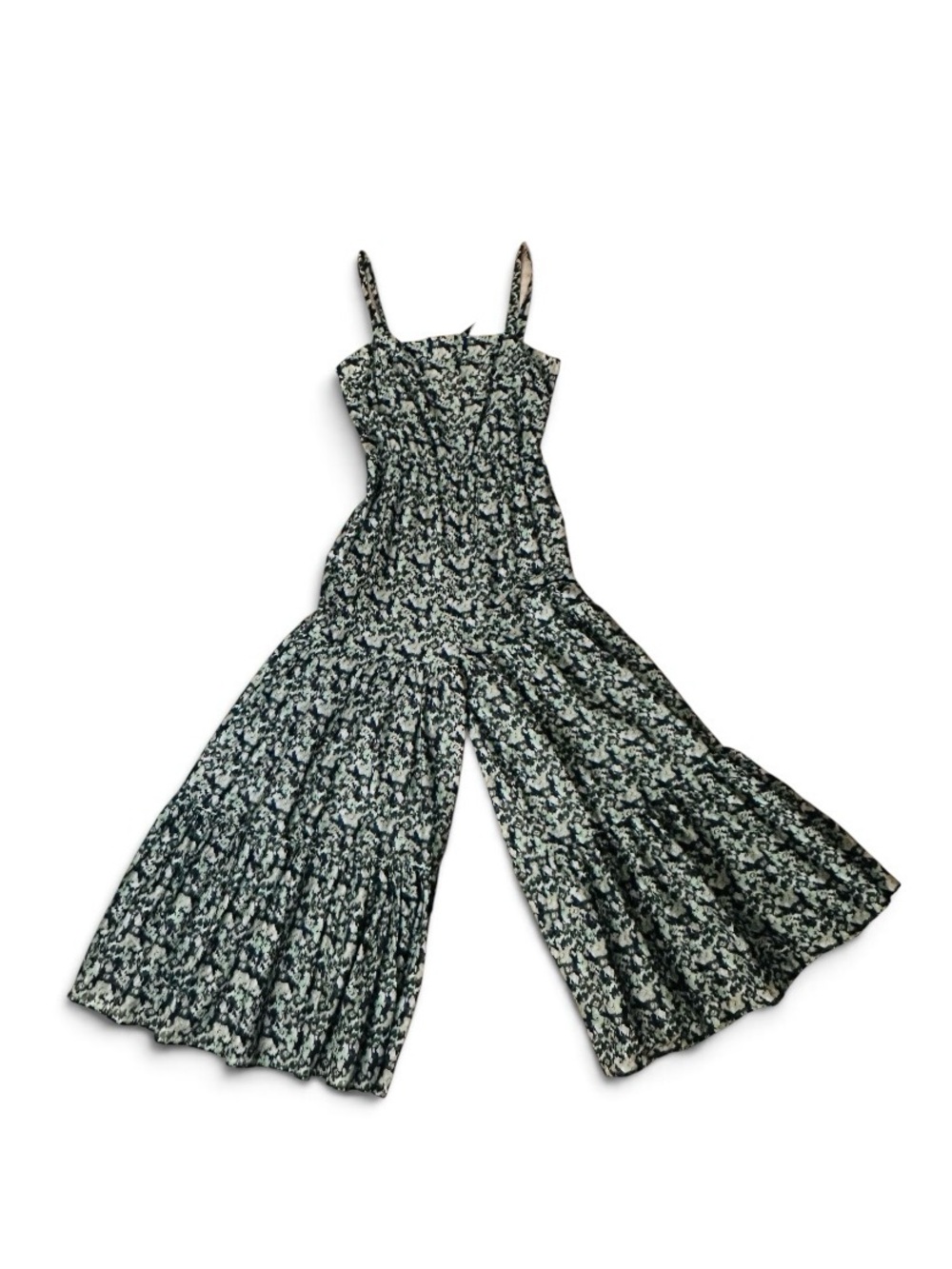 ROOEY Knots Tiered Wide Leg Jumpsuit S